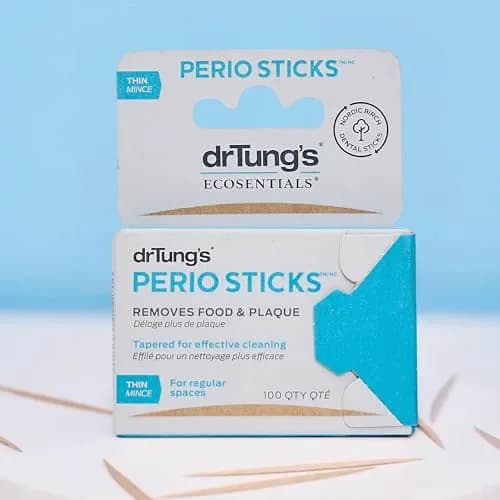 drTung's Perio Sticks Dental Floss Picks - Thin, 200 Count (Pack of 2) | Dentist-Recommended for Gum Health thumbnail 4
