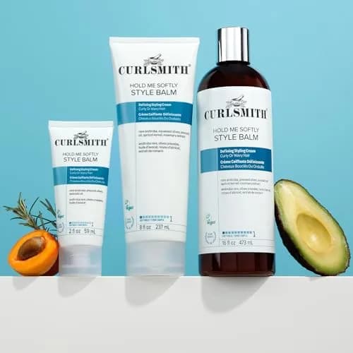 CURLSMITH Hold Me Softly Style Balm, 16 oz | Light, Nourishing Curl Cream for All Textures thumbnail 8