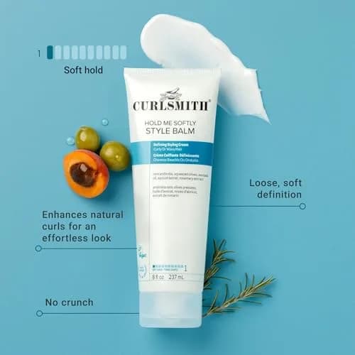CURLSMITH Hold Me Softly Style Balm, 16 oz | Light, Nourishing Curl Cream for All Textures thumbnail 2