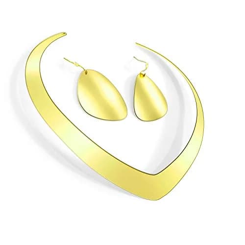 Gifytel Princess Necklace & Earrings Set | Halloween Costume Jewelry for Women thumbnail 2