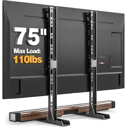 TAVR Universal Table Top TV Stand Mount for 20-75 Inch TVs | Heavy Duty Metal Support thumbnail 1