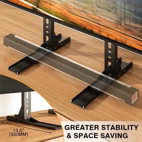 TAVR Universal Table Top TV Stand Mount for 20-75 Inch TVs | Heavy Duty Metal Support thumbnail 4