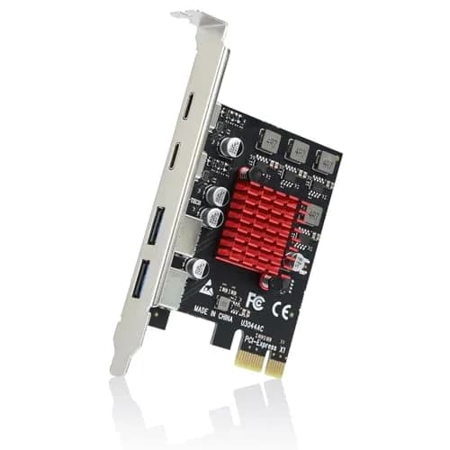 ELUTENG 4-Port PCIe USB 3.1 Expansion Card 2 USB-A 2 Type-C | Self-Powered, 10Gbps thumbnail 9