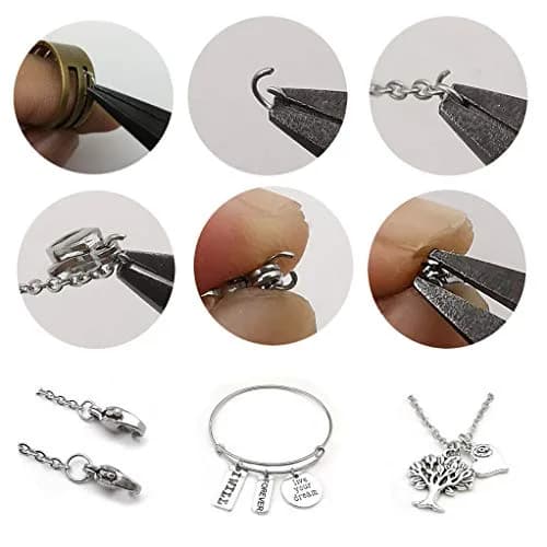 WOCRAFT Stainless Steel Jump Rings 300pcs Mix 8mm 9mm 10mm Thick 1.5mm Gauge | Strong Connector Rings for Jewelry Making thumbnail 5