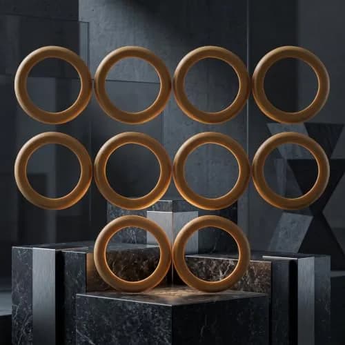 ViaGasaFamido Rubber Piston Ring Replacement Kit 10-Pack | High Durability for Oil-Free Silent 550W Compressors thumbnail 5
