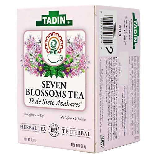 Tadin Seven Blossoms Herbal Tea with Linden Flowers Valerian Root | Caffeine-Free, 24 Count (Pack of 3) thumbnail 3