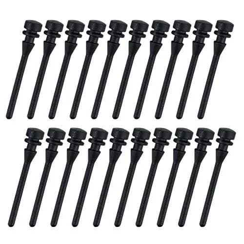 AUEAR 50 Pack Silicone Anti-Noise Vibration Fan Screws, Black | 43mm Length, 7.4mm Diameter thumbnail 1