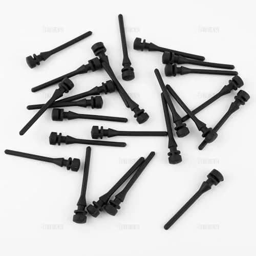 AUEAR 50 Pack Silicone Anti-Noise Vibration Fan Screws, Black | 43mm Length, 7.4mm Diameter thumbnail 8
