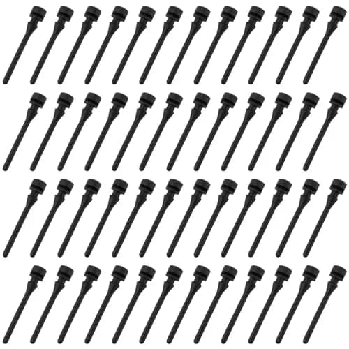 AUEAR 50 Pack Silicone Anti-Noise Vibration Fan Screws, Black | 43mm Length, 7.4mm Diameter thumbnail 9