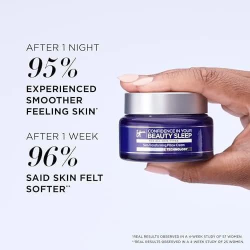 IT Cosmetics Confidence in Your Beauty Sleep Night Cream 120ml (4 fl oz) | Restores Skin Overnight thumbnail 4