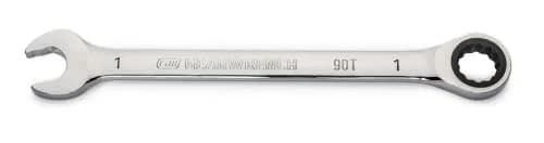 GEARWRENCH 1" 90T 12 Point Ratcheting Combination Wrench | 25.4mm (1") Jaw Capacity, 34cm (13.56") Length
