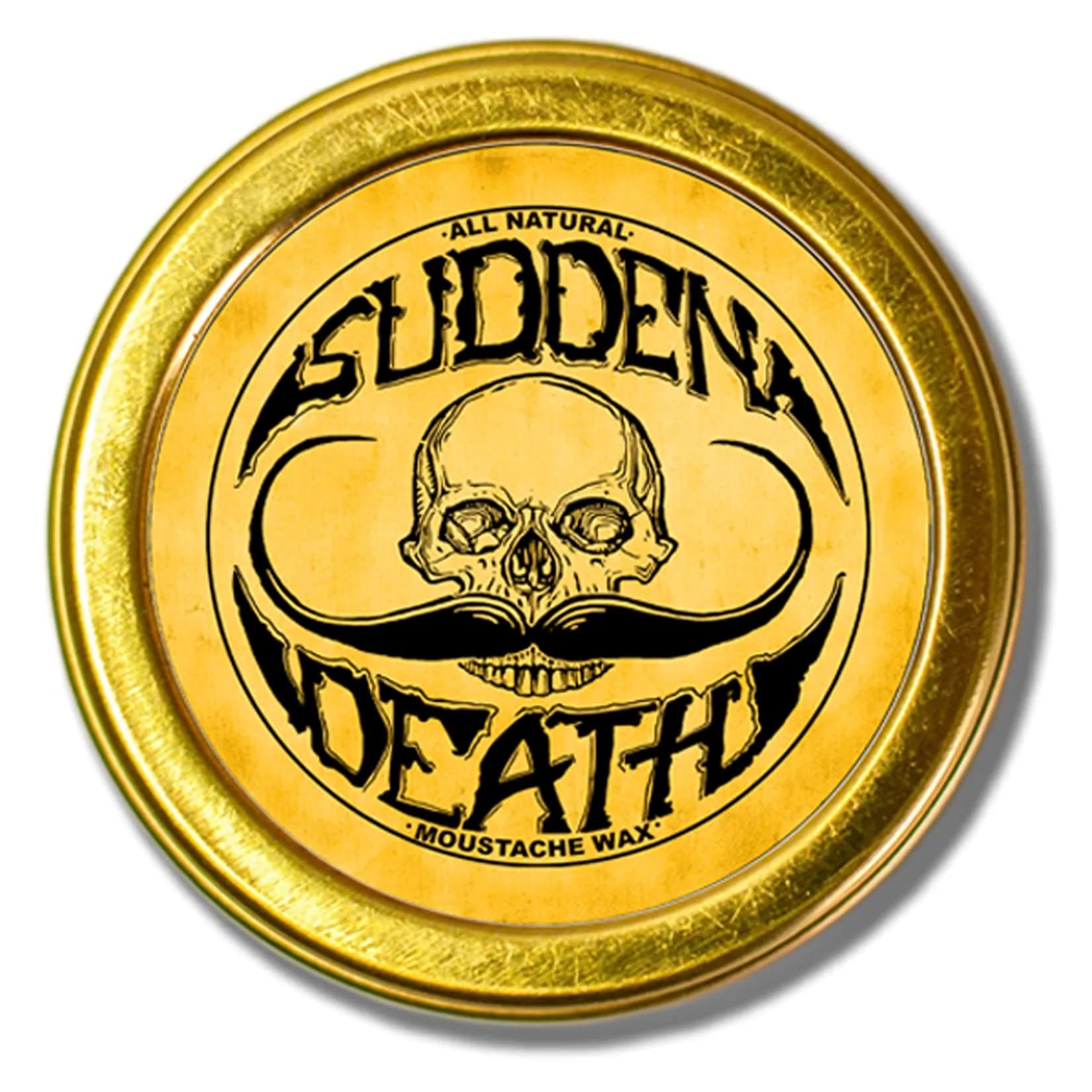 THE VINTAGE GROOMING CO. Sudden Death Mustache Wax Strong Hold 1 oz (28.35 g) | Tames Unruly Whiskers All Day - main product image