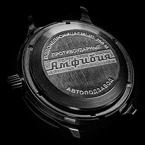 VOSTOK Amphibia 420059 Diver Watch 40mm Stainless Steel | Water-Resistant 200m thumbnail 7