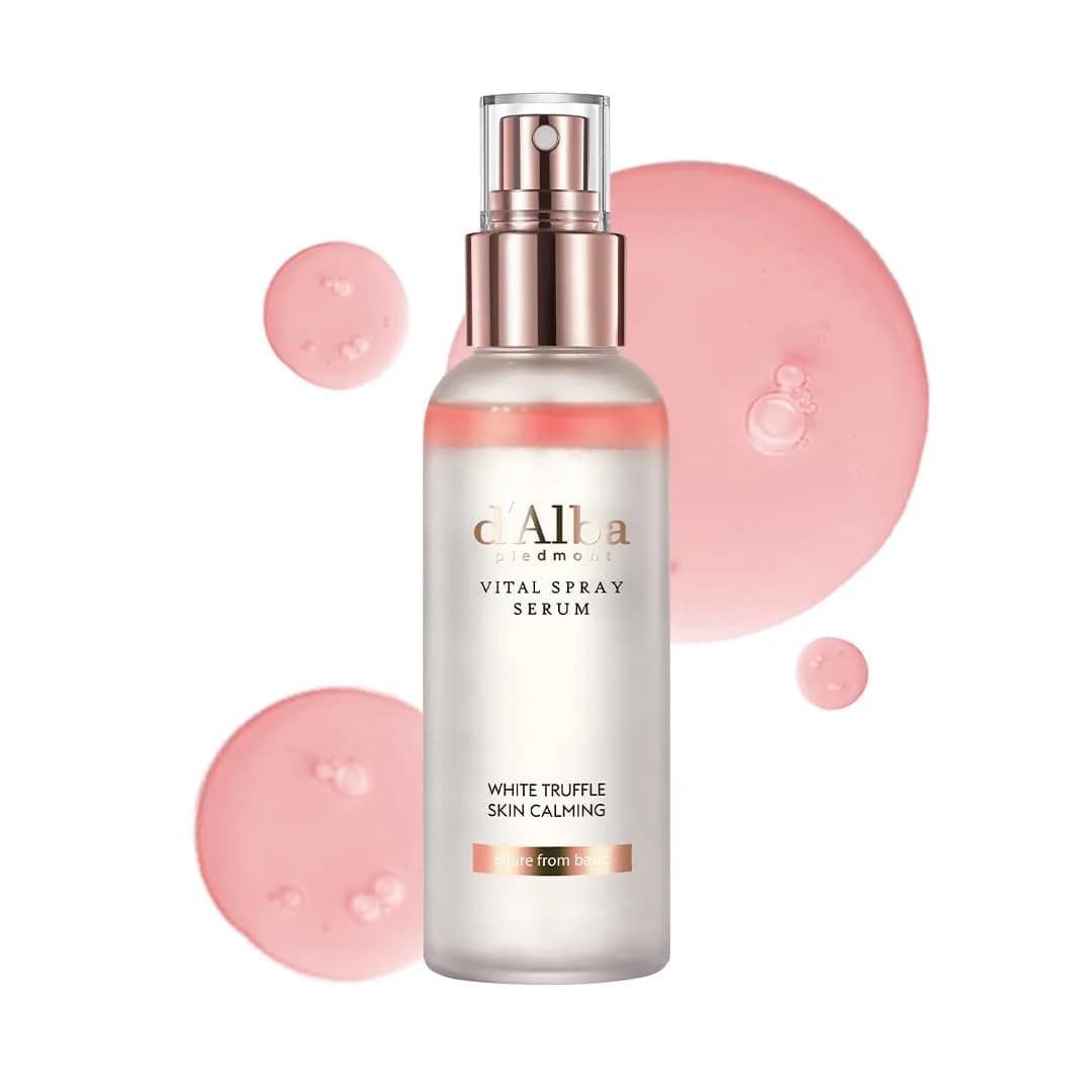 d'alba Piedmont White Truffle Vital Spray Serum 100ml (3.38 fl oz) | Calming & Hydrating Mist for Sensitive Skin - main product image