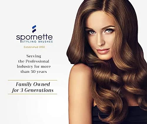 SPORNETTE Pink Ion Fusion Paddle Hair Brush, Ionic Nylon Bristles - For Detangling, Straightening & Smoothing, Medium to Long Hair - All Hair Types For Men, Women and Children thumbnail 8