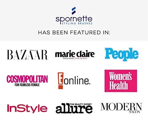 SPORNETTE Pink Ion Fusion Paddle Hair Brush, Ionic Nylon Bristles - For Detangling, Straightening & Smoothing, Medium to Long Hair - All Hair Types For Men, Women and Children thumbnail 9