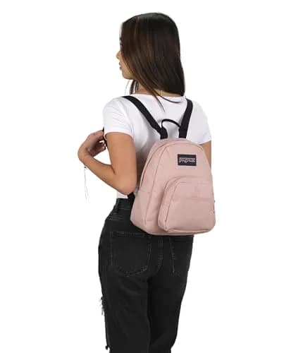 JanSport Half Pint Mini Backpack 10.2L Misty Rose | Compact Daypack for Essentials thumbnail 6