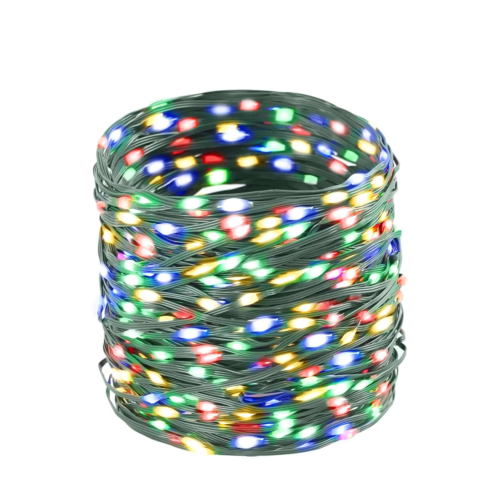 Tcamp 164ft 500 LED Color Changing Christmas Lights | Warm White & Multicolor, 500 LEDs — Multicolor / 164ft 500LED