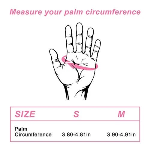 Accmor Kids Half Finger Sport Gloves for Cycling, Pink, Medium (19 cm) | Breathable & Non-Slip for Outdoor Sports thumbnail 7