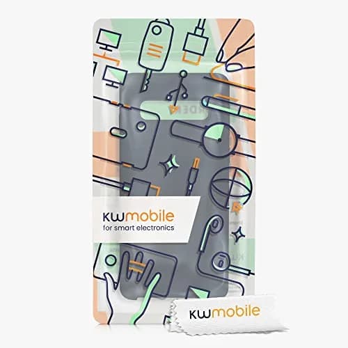 kwmobile TPU Silicone Case for Samsung Galaxy S10 | Dark Slate Soft Finish thumbnail 7