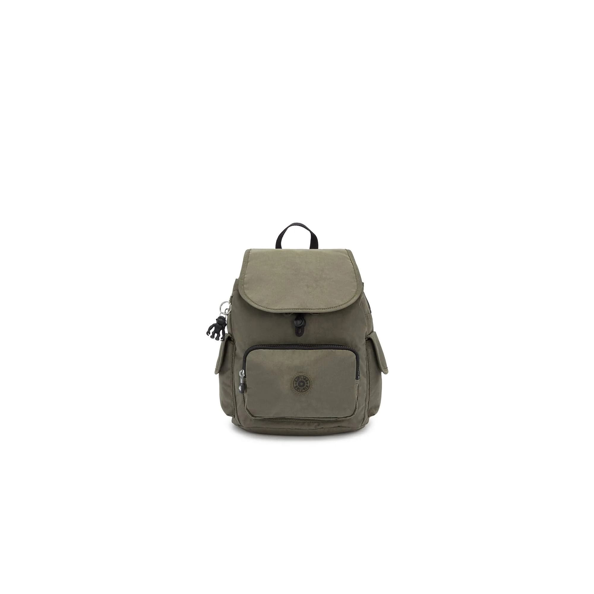 Kipling Women's City Pack Mini Backpack | Lightweight Versatile Daypack, Bag — Green Moss / Small