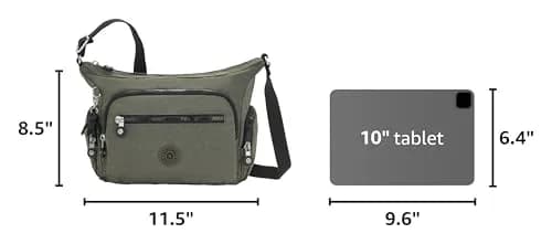 Kipling Gabbie Small Bag | Lightweight Crossbody Purse, Casual Shoulder Bag, Green Moss thumbnail 3