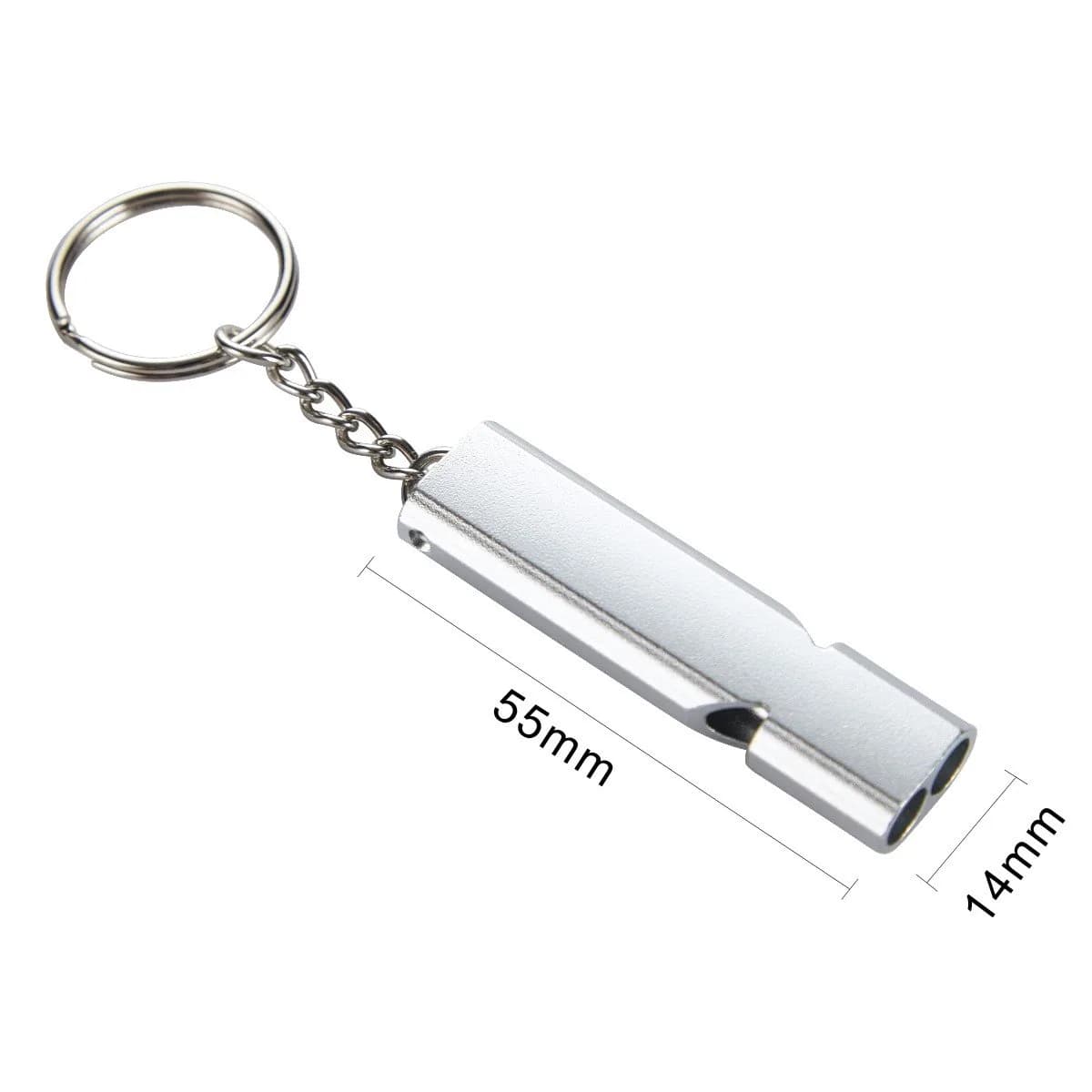 Noopel Emergency Whistles Lifeguard Safety Whistle with Lanyard and Keychain for Outdoor Camping Hiking Boating Hunting Fishing Kayak Kids Rescue Signaling Loud Survival Whistle (4 Pack Silver) thumbnail 4