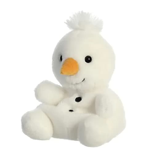 Aurora Palm Pals Froyo Snowman Plush Toy 4.5 Inches | Collectible & Soft for Kids & Adults thumbnail 5