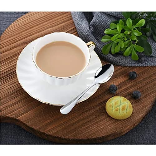 CAMDEA Mini Dessert Spoons 12cm (4.9 Inches) Set of 8 | Stainless Steel Espresso Coffee Spoons thumbnail 3