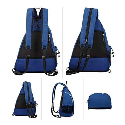 Sucipi Convertible Pickleball Bag Backpack Sling - Blue 45L (1.6 cu ft) | Versatile Carry for Men & Women thumbnail 2