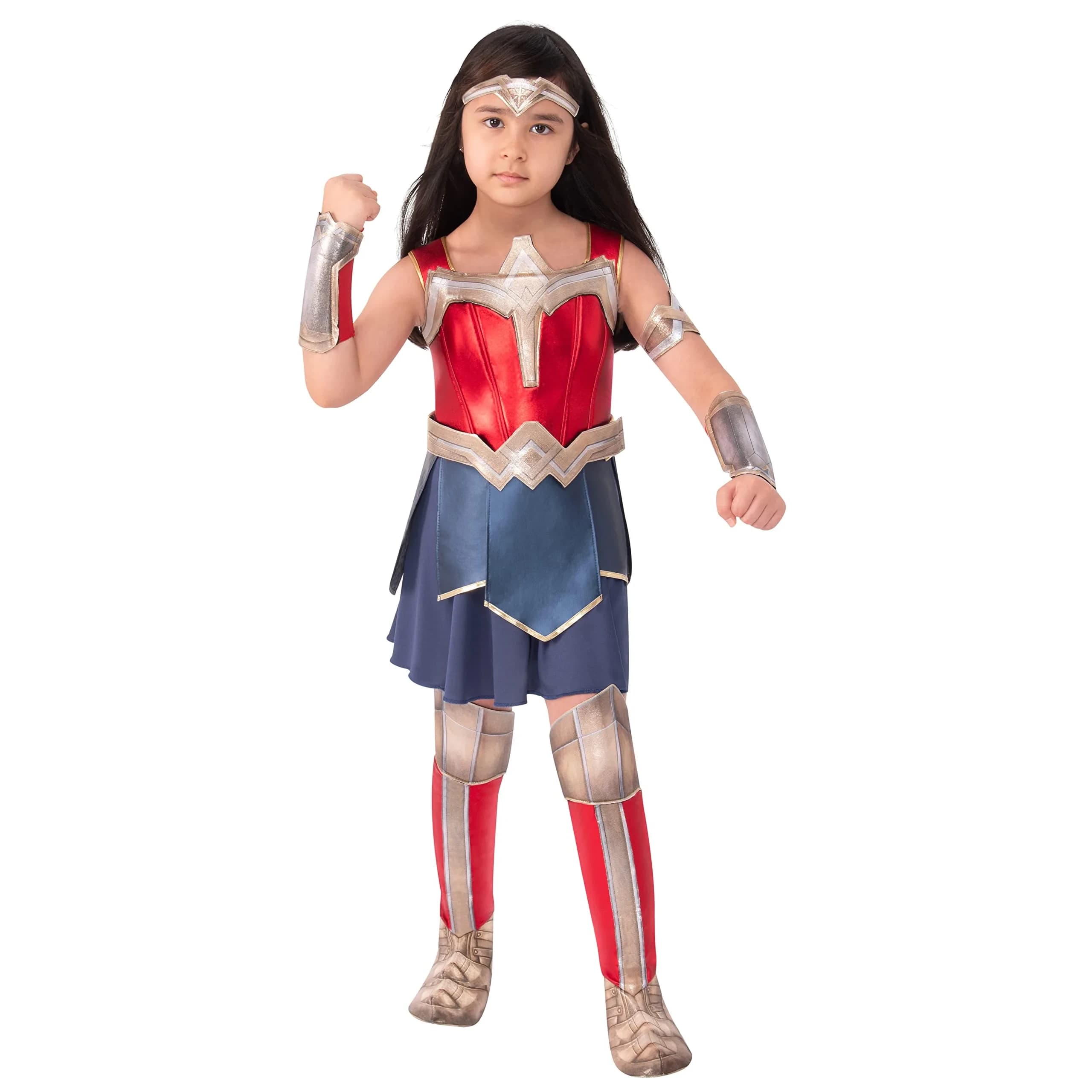 Rubies Girl's DC Comics WW84 Wonder Woman Deluxe Costume Dress, Medium | Officially Licensed — Large