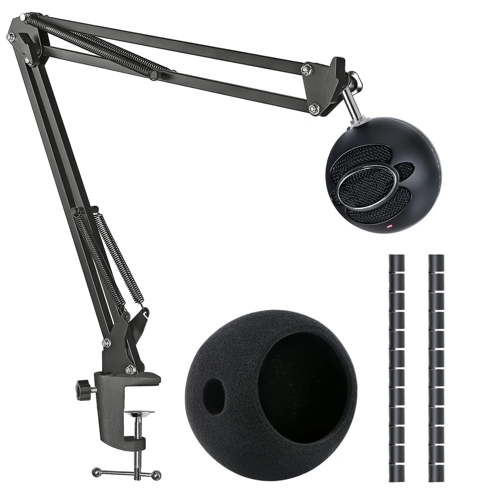 SUNMON Snowball iCE Mic Boom Arm Stand with Pop Filter, 26.8 inches | Compatible with Blue Snowball Ice USB Mic - main product image
