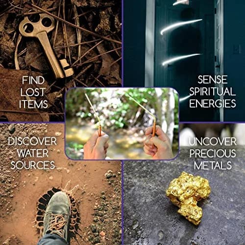 MYDEAL PRODUCTS Solid Copper & Brass Dowsing Rods | Spiritual Energy & Ghost Hunting Tool thumbnail 2