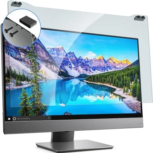 ZYY Anti Blue Light Screen Protector for 23-24 Inch Monitors | Blocks 99% UV, 90%+ Blue Light thumbnail 1