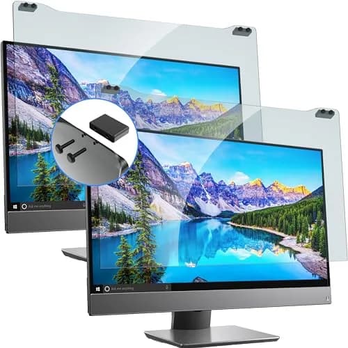 ZYY Blue Light Blocking Screen Protector 23-24 Inch Diagonal (540mm x 340mm) | Japanese Fujimori Nano-Optical Technology thumbnail 1