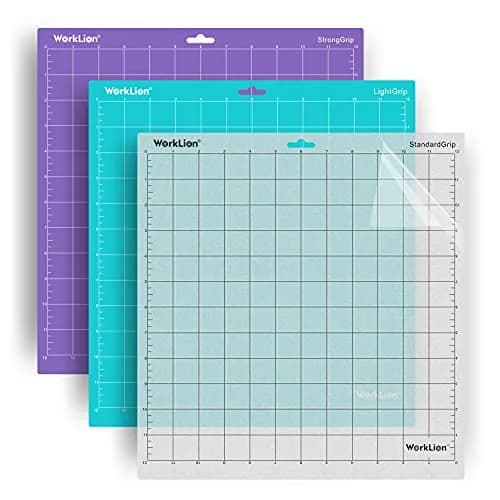 WORKLION 12x12 Inch Cutting Mat Variety Pack (3 Mats) | Standard, Light & Strong Grip for Silhouette Cameo thumbnail 1