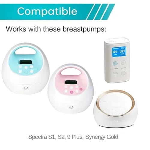 PUMPMOM-US 8 Duckbill Valves & 2 Membranes for Spectra Breast Pump | Silicone, Compatible with S2/S1/9 Plus thumbnail 2