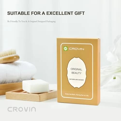 CROVIN Bath Puff Shower Sponge 2 Pack | Exfoliating Loofah for Women & Men thumbnail 7