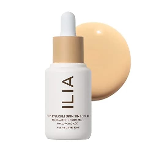 ILIA Super Serum Skin Tint SPF 40 Formosa ST4 29.57ml (1 fl oz) | Dewy Mineral Makeup with Hyaluronic Acid & Niacinamide thumbnail 1