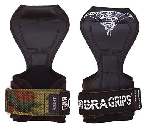 Cobra Grips PRO MILT CAMO Rubber Weight Lifting Gloves with Wrist Wraps - 5.5-8.75" Wrist thumbnail 1
