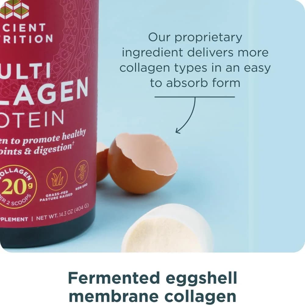 Ancient Nutrition Multi Collagen Protein Powder with Vitamin C & Probiotics, 60 Servings | Supports Skin, Joints, Gut Health thumbnail 6