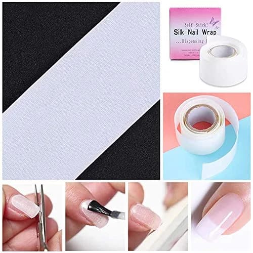 NT-ling Fiberglass Silk Wrap Nail Repair Sticker 1m (39.4 Inch) | Self-Adhesive for Strong Nail Protection thumbnail 6