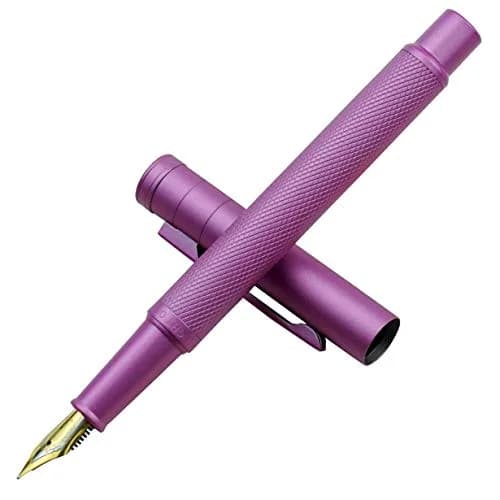 Asvine Hongdian 1851 Pink Fountain Pen with Extra Fine Nib - Smooth Writing thumbnail 2