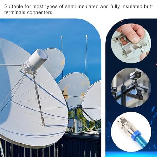 Delgada Coax Cable Crimper 3-in-1 BNC Compression Tool for RG58 RG59 RG6 | Durable, Ergonomic, Waterproof thumbnail 7