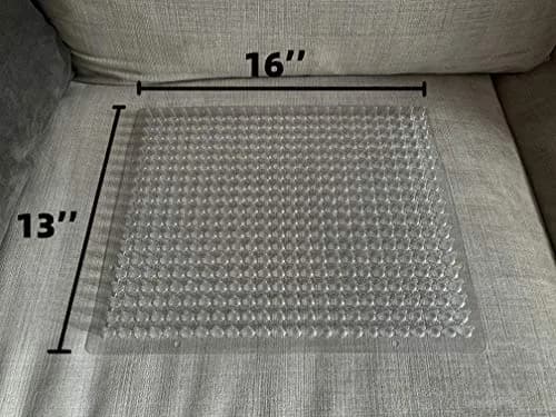 BYTEBAY Cat Repellent Scat Mat 8 Pack | Humane Humane Security Spikes 16x13 Inches thumbnail 6