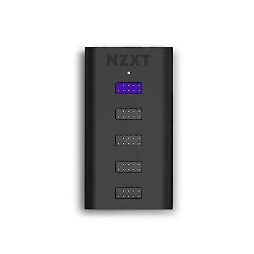 NZXT Internal USB Hub 3 - Expands 4 USB 2.0 Ports - Sleek Multifunctional Design - SATA Power Connection - Plug and Play | Compact, Stable Power, Easy Install thumbnail 5