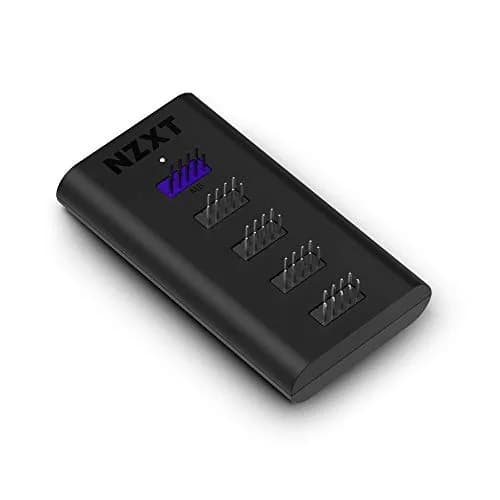 NZXT Internal USB Hub 3 - Expands 4 USB 2.0 Ports - Sleek Multifunctional Design - SATA Power Connection - Plug and Play | Compact, Stable Power, Easy Install thumbnail 6