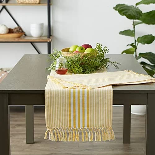 DII Multi Stripe Kitchen Tabletop Collection Placemat Set 13x19 inches (33x48 cm) - Set of 6 thumbnail 5
