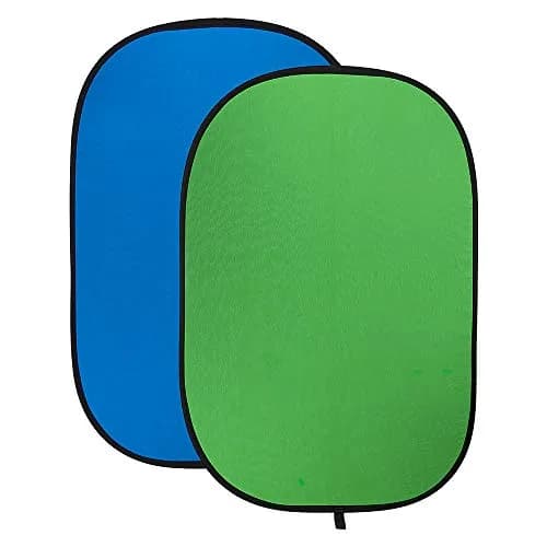 Fotodiox Pro Collapsible Background 48x72in | Green & Blue Studio Backdrop for Photography thumbnail 1