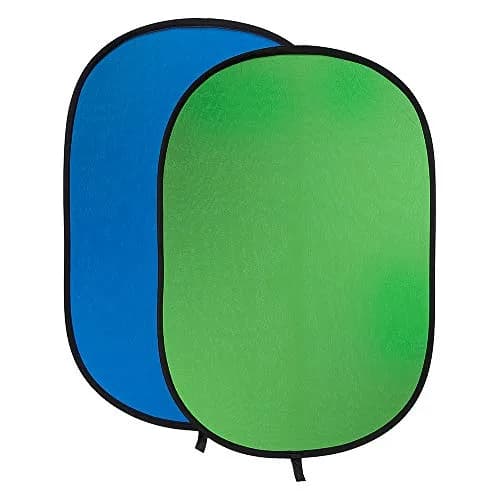 Fotodiox Pro Collapsible Background 40x60in | Chromakey Green & Blue, Portable & Easy Setup thumbnail 1
